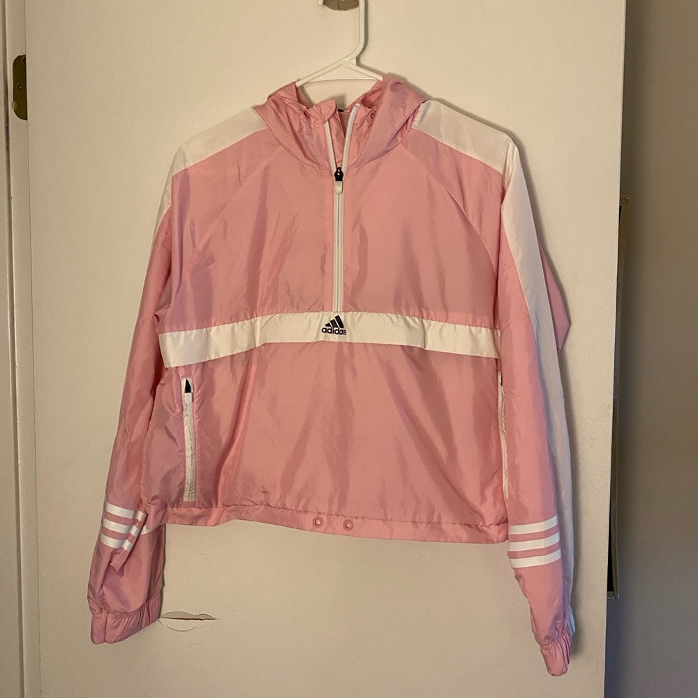 Adidas Cropped Windbreaker women’s size M